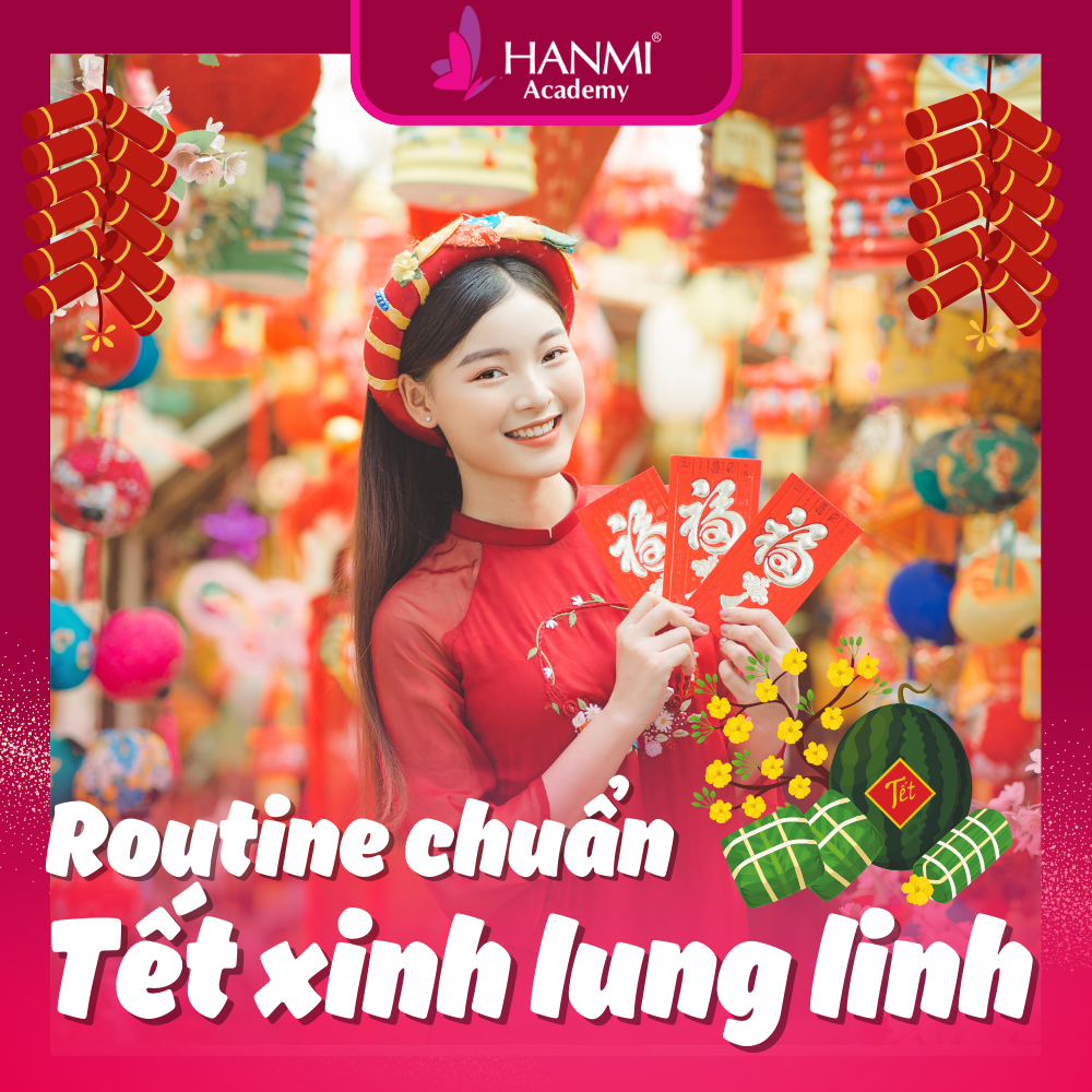 Routine chuẩn, đón tết xinh lung linh
